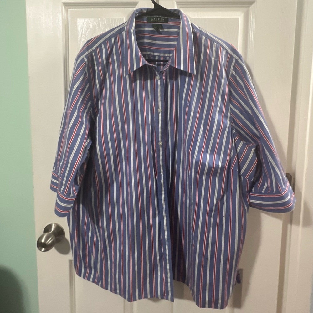 Lauren Ralph Lauren Button Down Women’s Blouse Plus size 3X